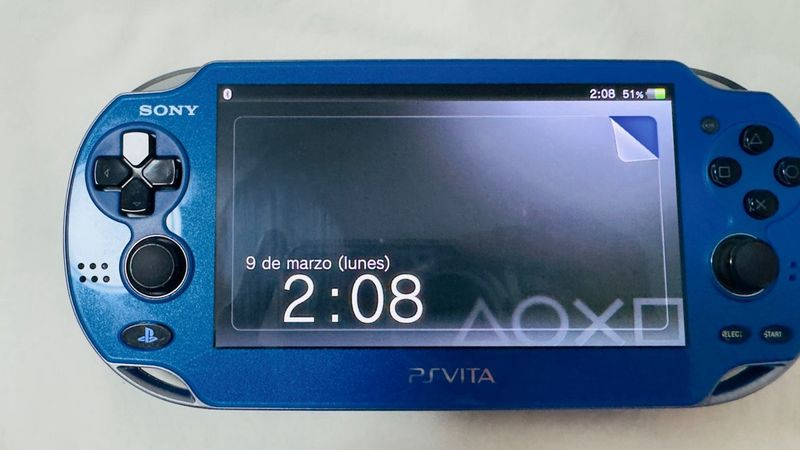 PS Vita 1000 OLED Azul + Batería Nueva + Enso afbeelding 7