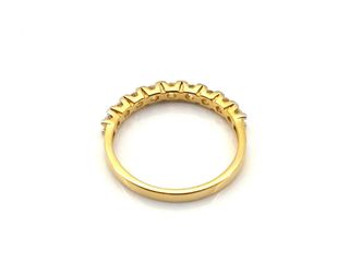 sortija oro 18k con piedra con circonita t. 17 (18,16 mm)