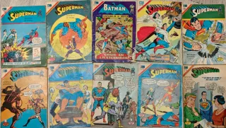 Lote de comics Superman y batman