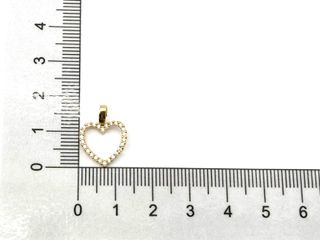 colgante oro 18k con circonita