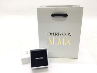 anillo oro 18k con piedra con diamante
