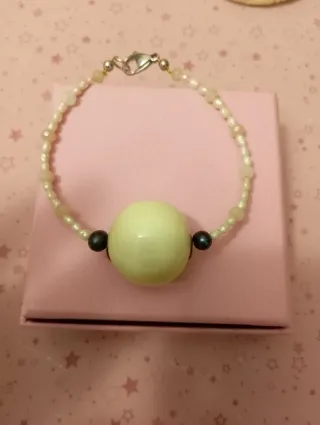 Bracciale antico e prezioso  perla beige