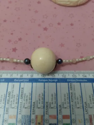 Bracciale antico e prezioso  perla beige