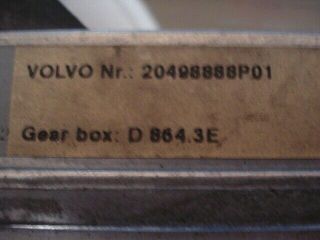 Transmisión controlador VOLVO 20498888P01 D864.3E VOITH AUTOMATIC