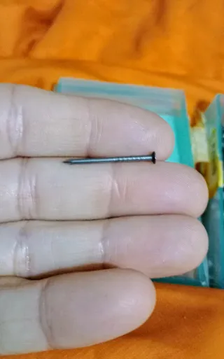 Chiodi testa piana ferro lucido 1,5 x 25 mm