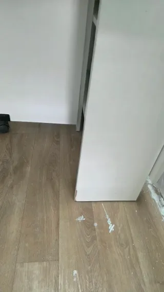 Mesa plegable cocina/comedor blanca