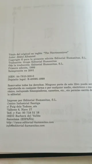 El Necronomicón : conjuros, encantamientos, exo...