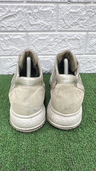 Scarpe Hogan Beige/Oro Donna