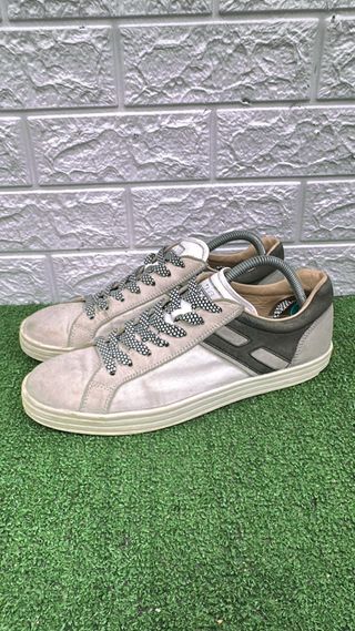 Scarpe Hogan uomo grigie e bianche