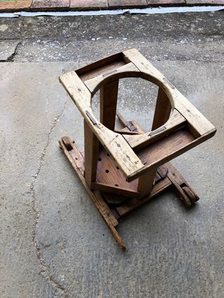 Trona antigua siglo XIX