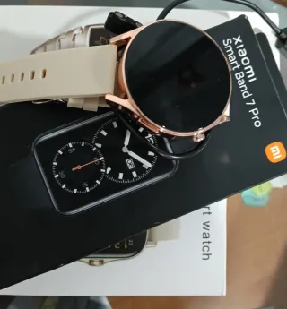 Xiaomi Smart Band 7 Pro - Negro y Rosa