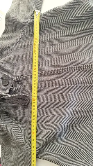 Abrigo AllSaints gris talla 38