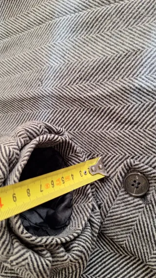 Abrigo AllSaints gris talla 38