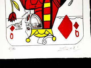 Litografía Salvador Dalí Reina de Diamantes