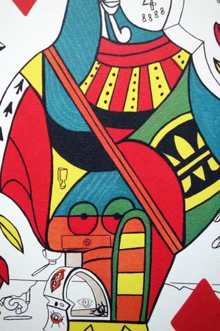 Litografía Salvador Dalí Reina de Diamantes