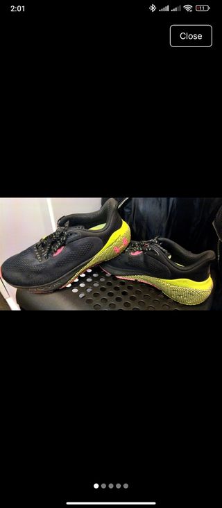 Under Armour Machina3 Deportivas Negras fosforesce