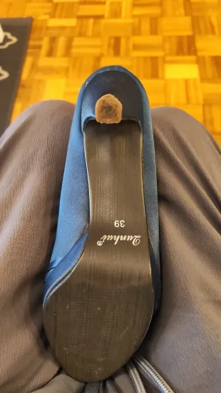 Zapatos de fiesta azul marino