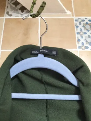 Chaqueta Zara Talla Única Verde Oliva