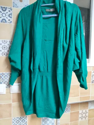 Chaqueta Zara Talla Única Verde Oliva