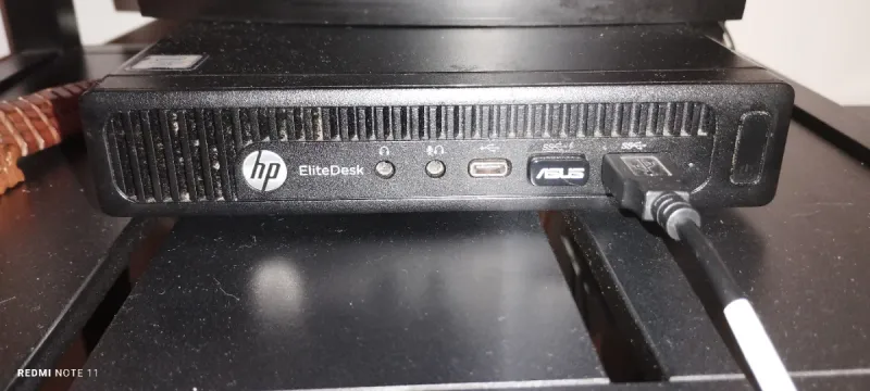 Mini PC HP EliteDesk Negro. Vendo por cambio.