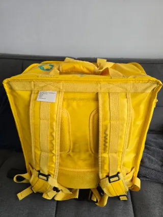 Bolsa de reparto Glovo amarilla