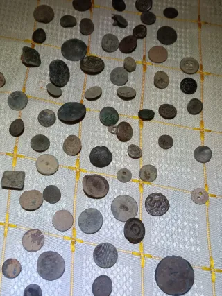 Lote Botones Antiguos Militares