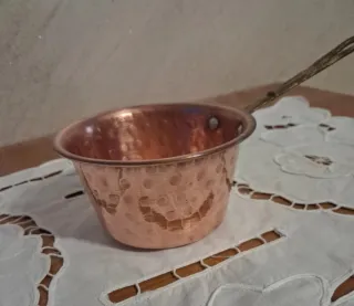 Pentolino in Rame Martellato