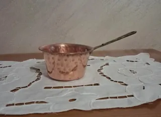Pentolino in Rame Martellato