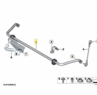 31306869290 BARRA ESTABILIZADORA DELANTERA BMW SE