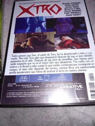DVD XTRO I Xtro III La Venganza Terror