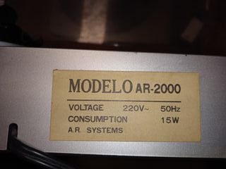TOCADISCOS A.R. SYSTEM AR-2000 para piezas