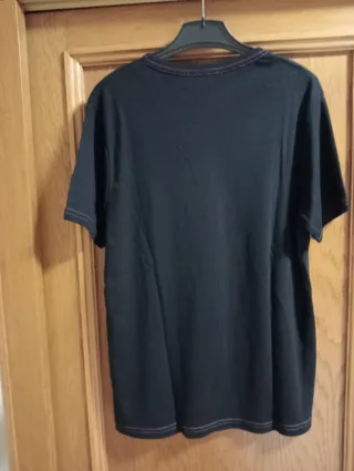 Camiseta HELP Hombre Negra