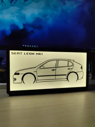 Lámpara LED Seat León MK1 Silueta