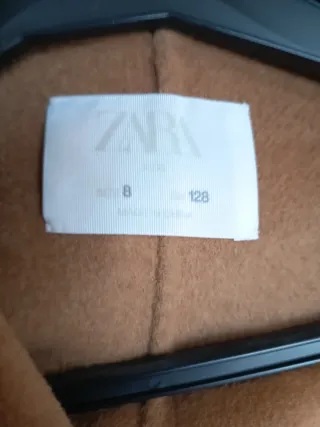 Abrigo niña Zara marrón para 8 años