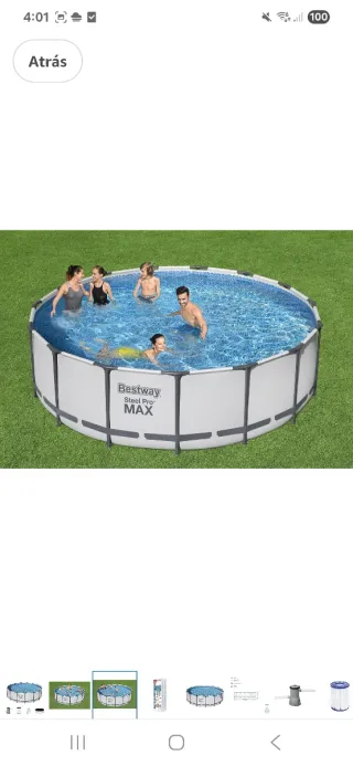 Piscina desmontable Bestway Steel Pro MAX