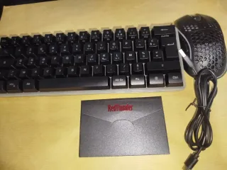 Teclado y Ratón Inalámbrico Negro