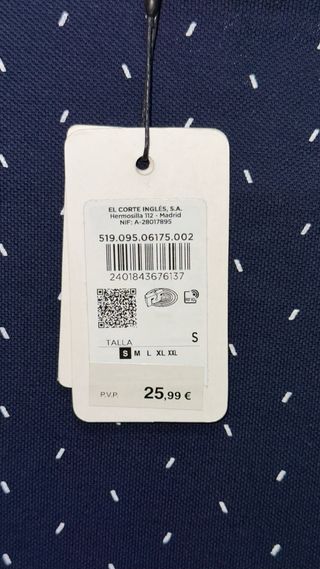 Polo Easy Wear azul estampado