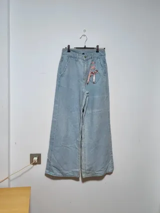 Pantalón vaquero Palazzo Romwe