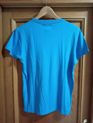 Camiseta hombre turquesa