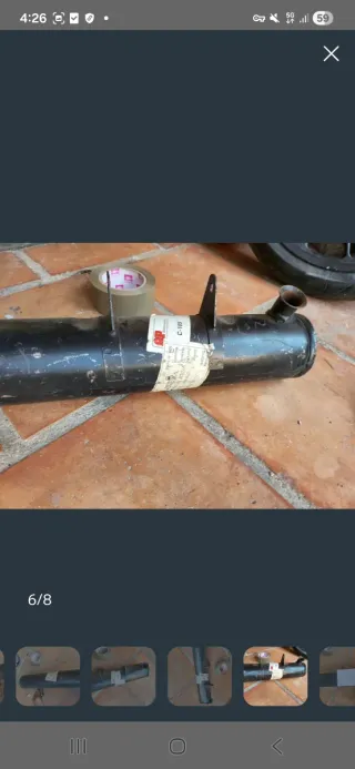 Silenziatore per Citroën 2CV