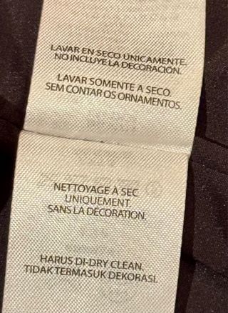 Minifalda Armani Exchange negra fruncida