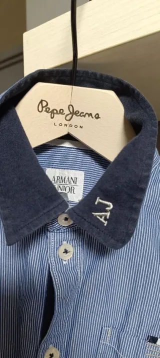 Camisa Armani Junior Niño Talla S