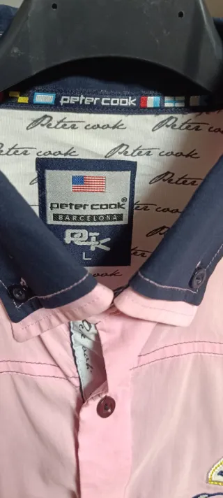 Camisa Peter Cook Rosa Talla L