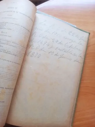 Libro antiguo 1906: Legislación Primera Enseñanza