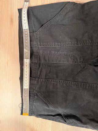 Pantalones cargo negros mujer