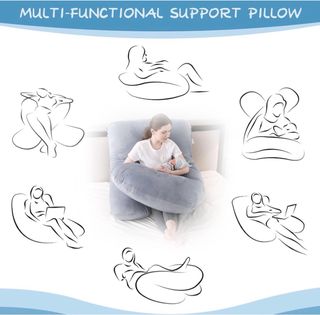 Almohada para embarazo multifuncional