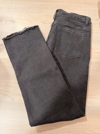 Pantalones vaqueros negros mujer