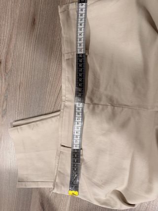 Pantalones beige mujer