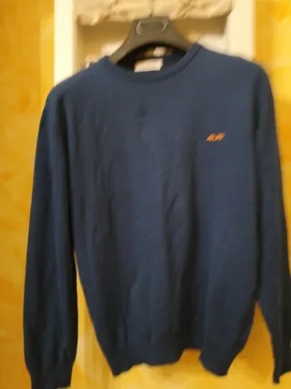 Maglia Cesare Paciotti blu in cotone