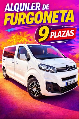 Alquiler furgoneta 9 plazas
